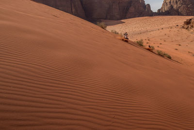 Scenic view of desert