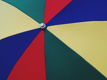 Full frame shot of colorful umbrella