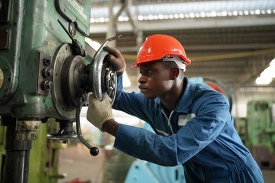 Man working in factory