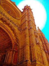 Low angle view of a temple
