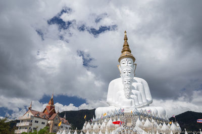 Panoramic view of buildings against sky