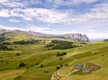 Scenic view of landscape against sky