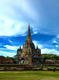 View of temple against sky