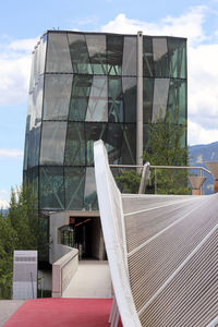 Built structure by building against sky