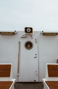 Low angle view of building against sky