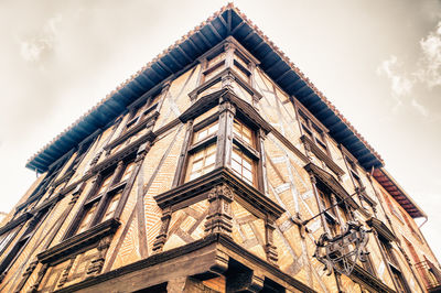 Low angle view of historical building against sky