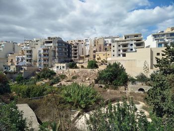 Cityscape against sky