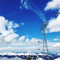 Low angle view of blue sky