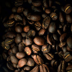 Full frame shot of coffee beans