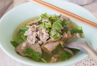 Close-up of food in bowl