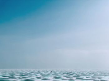 Scenic view of swimming pool against sky