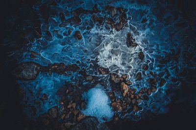 Close-up of blue water