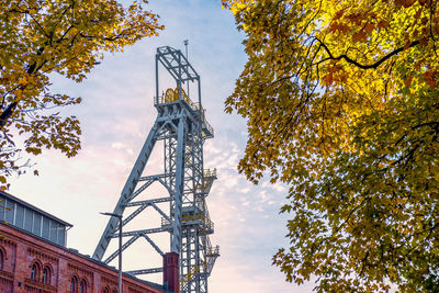 Engine room building and mine shaft tower krystyn in former coal mine michal in siemianowice, 