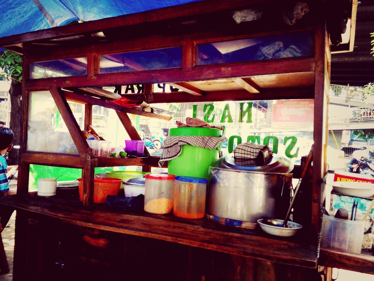 indoors, wood - material, table, still life, food and drink, container, close-up, wooden, variation, no people, metal, day, old, large group of objects, arrangement, freshness, equipment, creativity, drink, multi colored