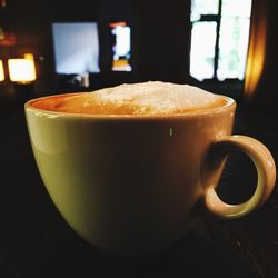 Close-up of coffee cup