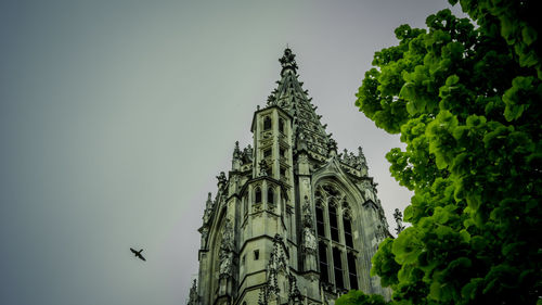 Low angle view of cathedral against clear sky