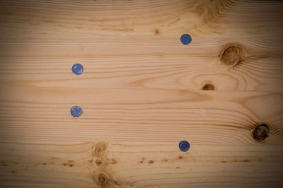 Full frame shot of wooden table