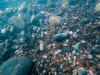 Stones in sea