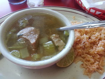 Close-up of food in bowl