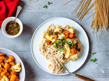 Sun dried tomato pesto pasta
