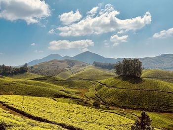 Scenic view of landscape against sky