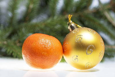 Close-up of orange fruit