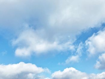 Low angle view of clouds in sky