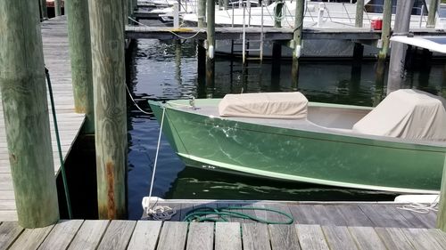 Pier over lake