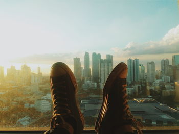 View of cityscape against sky