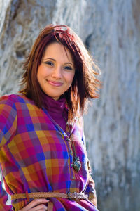 Portrait of a smiling young woman