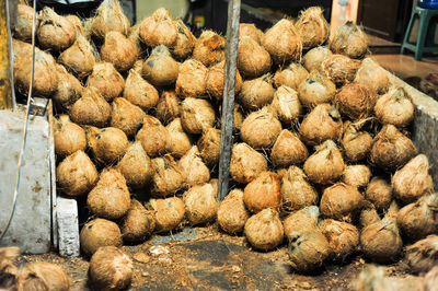 Close-up of food for sale at market stall