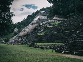 View of old ruin building