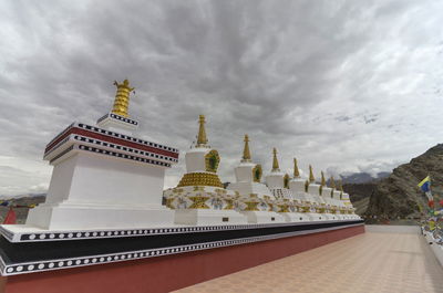 View of temple building against sky