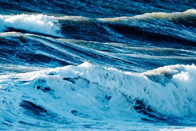 Full frame shot of sea waves