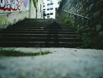 Close-up of stairs