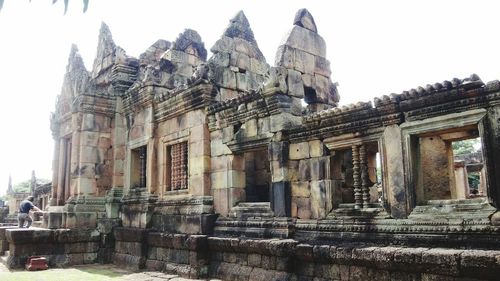 Low angle view of a temple