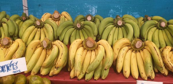 Close-up of fruits for sale at market stall