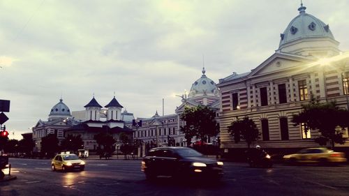 View of city street