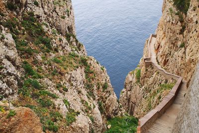 Scenic view of rock formations