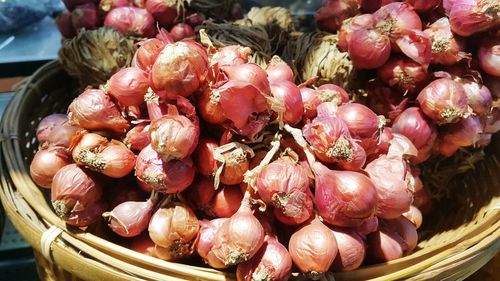 Close-up of fruits for sale in market