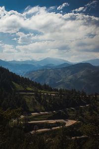 Scenic view of landscape against sky