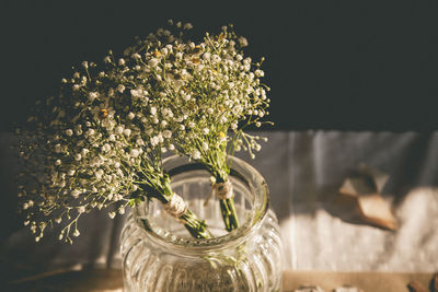 Close-up of vase on table