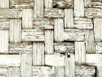 Detail shot of wooden planks