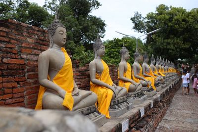 Sculpture of buddha statue in temple