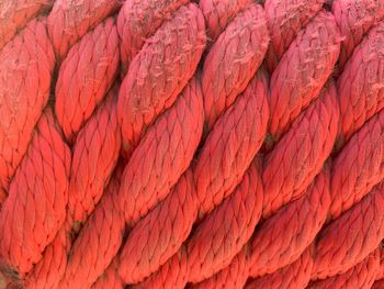 Full frame shot of red leaves