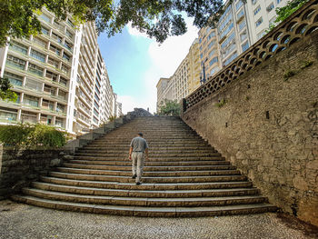 Low angle view of staircase