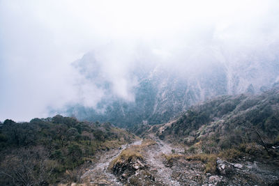 Scenic view of landscape against sky