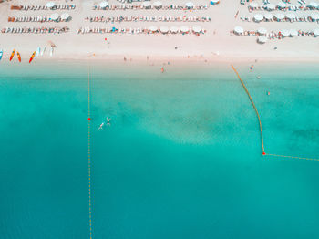 Aerial view of sea