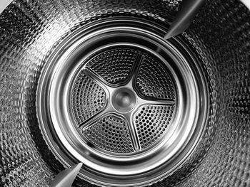 Inside detail shot of washing machine