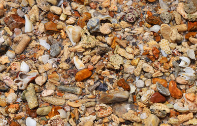 Full frame shot of stones